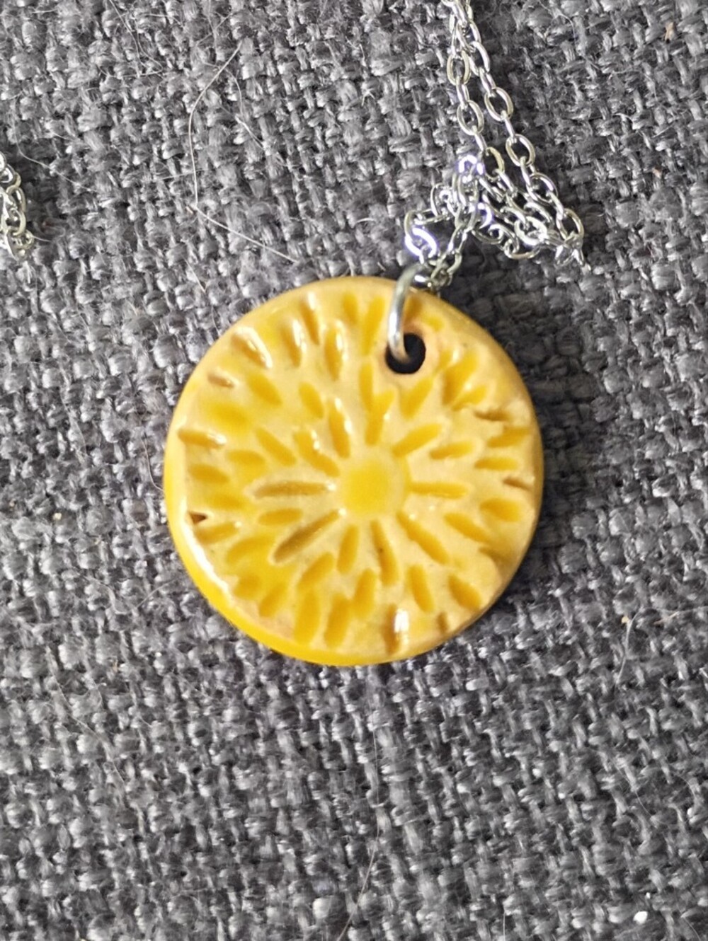 Handmade Ceramic Pendant